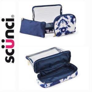 Scunci Tie-Dye 3-PC Cosmetic Case